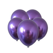 Anvazise 12inch Metallic Latex Balloon Celebration Wedding Birthday Party Decoration Purple 5Pcs